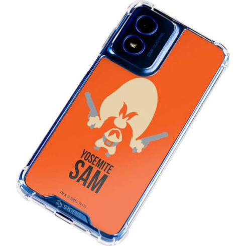 Looney Tunes Yosemite Sam Identity Moto G 5G (2024) Clear Case